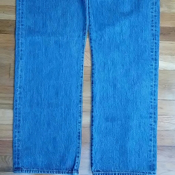 Levis 501 Button Fly Jeans 42 x 34 - Picture 3 of 8